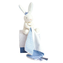 Load image into Gallery viewer, Doudou et Compagnie I’m a Sailor Plush Bunny with Doudou Blanket