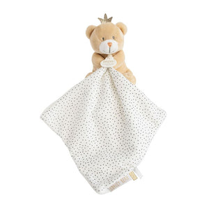 Doudou et Compagnie Little King Bear Plush with Doudou Baby Blanket