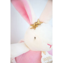 Load image into Gallery viewer, Doudou et Compagnie Star Pink Bunny Musical Pull Toy