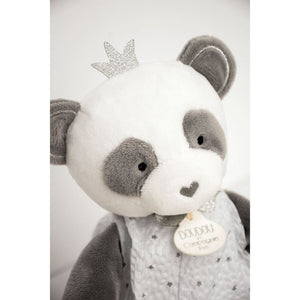 Comforter Panda Doudou et Compagnie - Grey White
