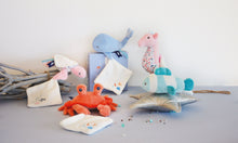 Load image into Gallery viewer, Doudou et Compagnie Under the Sea: Whale Plush with Doudou blanket