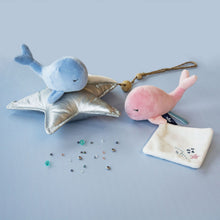 Load image into Gallery viewer, Doudou et Compagnie Under the Sea: Whale Plush with Doudou blanket