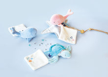 Load image into Gallery viewer, Doudou et Compagnie Under the Sea: Whale Plush with Doudou blanket