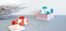 Load image into Gallery viewer, Doudou et Compagnie Under the Sea: Coral Clownfish Plush with Doudou blanket
