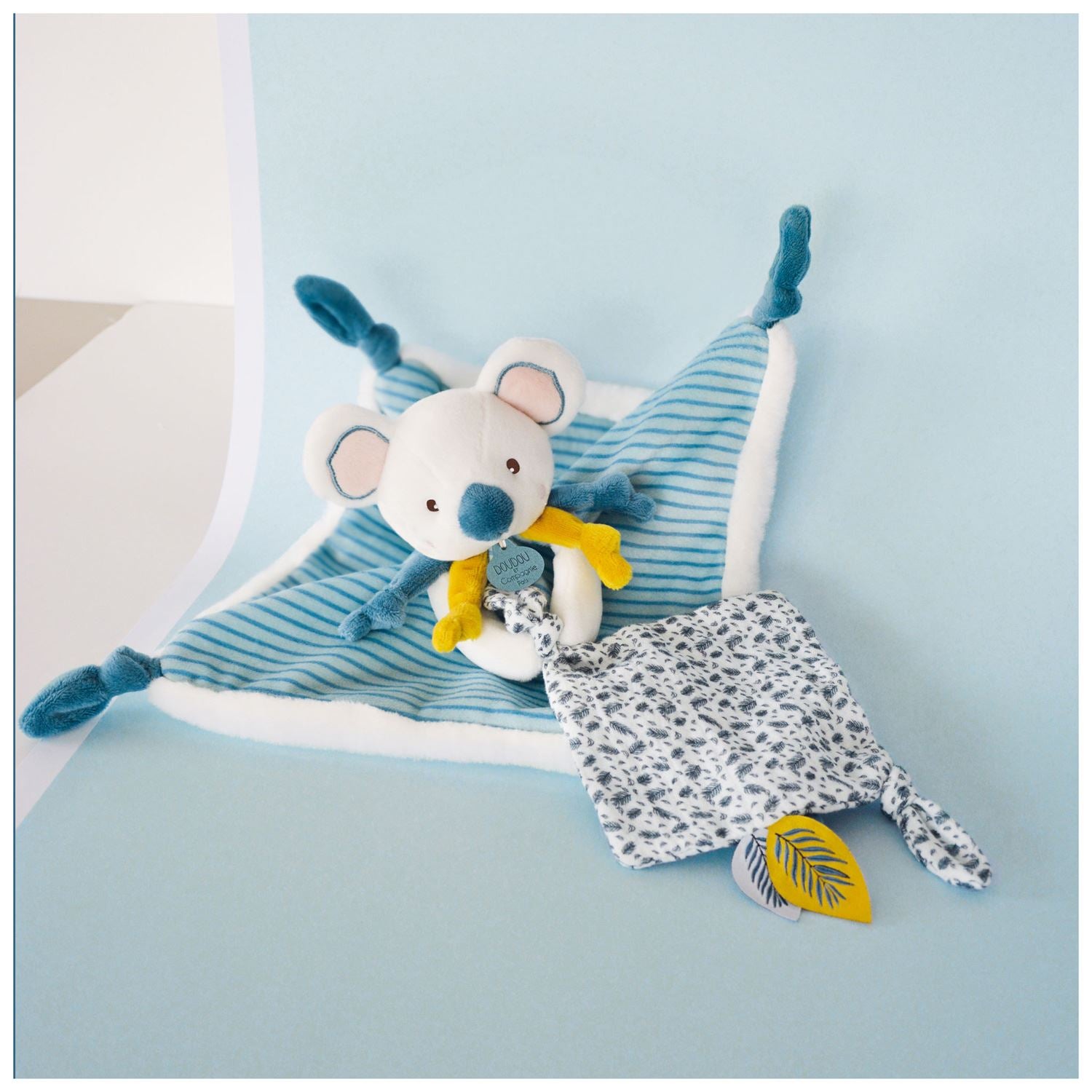 Doudou Koala gris - Cocon - Balle d'éveil - 3 EN 1-Doudou et compagnie