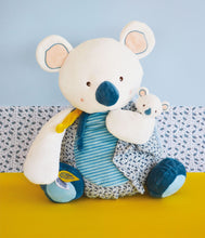 Load image into Gallery viewer, Doudou et Compagnie Yoka the Koala Mama and Baby Pajama Bag Plush