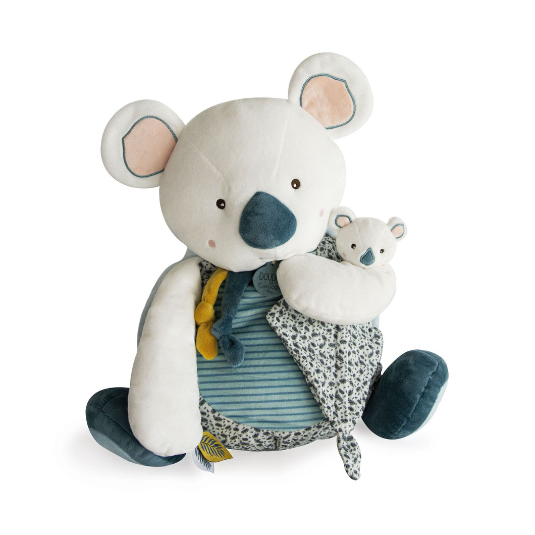 Doudou et Compagnie Yoka the Koala Mama and Baby Pajama Bag Plush