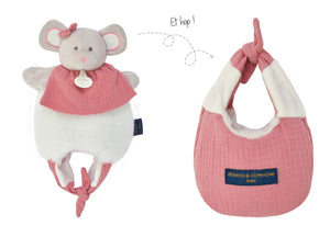 Doudou et Compagnie Reversible Mouse Puppet / Carry Bag