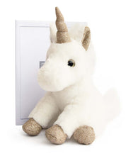 Load image into Gallery viewer, Histoire D&#39;ours Gold Glitter Unicorn Plush