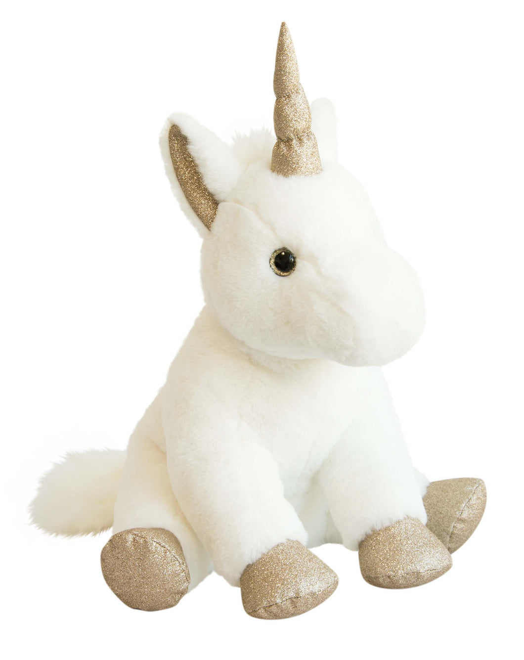 Histoire D'ours Gold Glitter Unicorn Plush