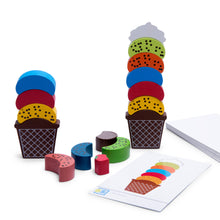 Load image into Gallery viewer, BuitenSpeel Toys Ice Dream Wooden Make-Your-Own Ice Cream Cone Game