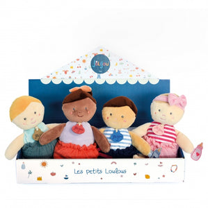Jolijou The Little Loulou Soft Dolls - 4 Assorted Dolls x 2
