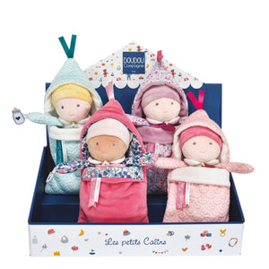 Jolijou Soft Doll With Comforter - 4 Assorted Dolls