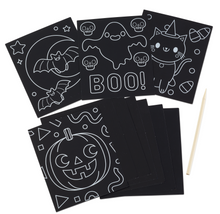 Load image into Gallery viewer, Kid Made Modern Mini Maker Kit - Halloween Scratch Art