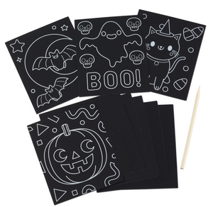 Kid Made Modern Mini Maker Kit - Halloween Scratch Art