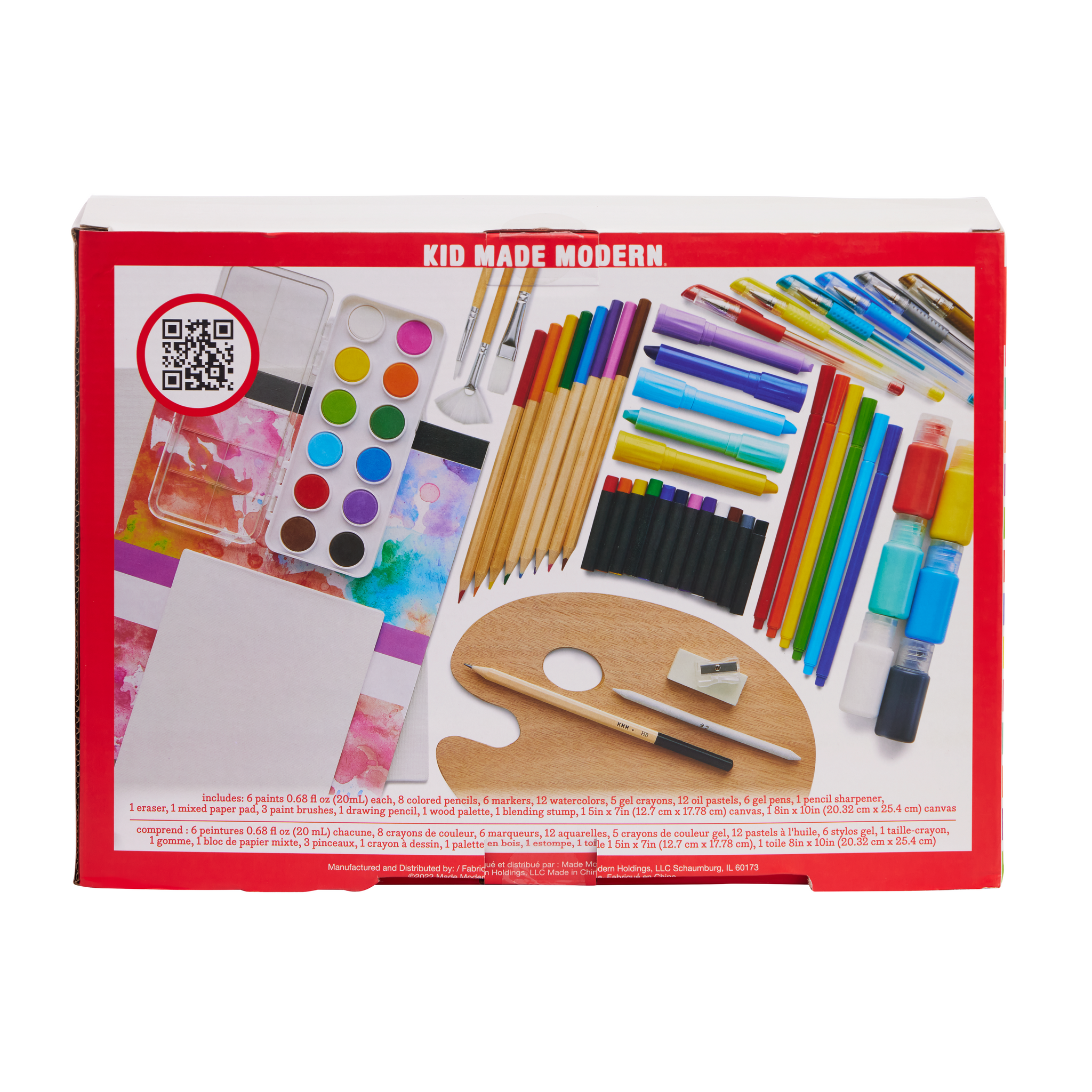 Colorful Buildings & Sea Paint-by-Number Kit by Artist's Loft