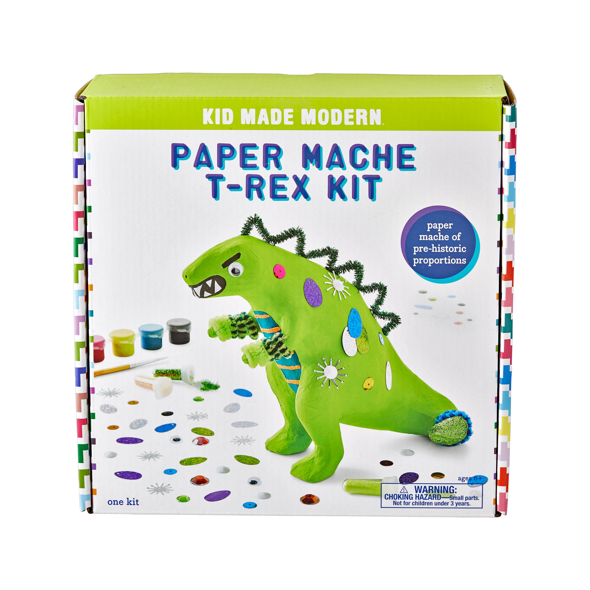 Kid Made Modern Paper Mache T-Rex Kit – Hotaling