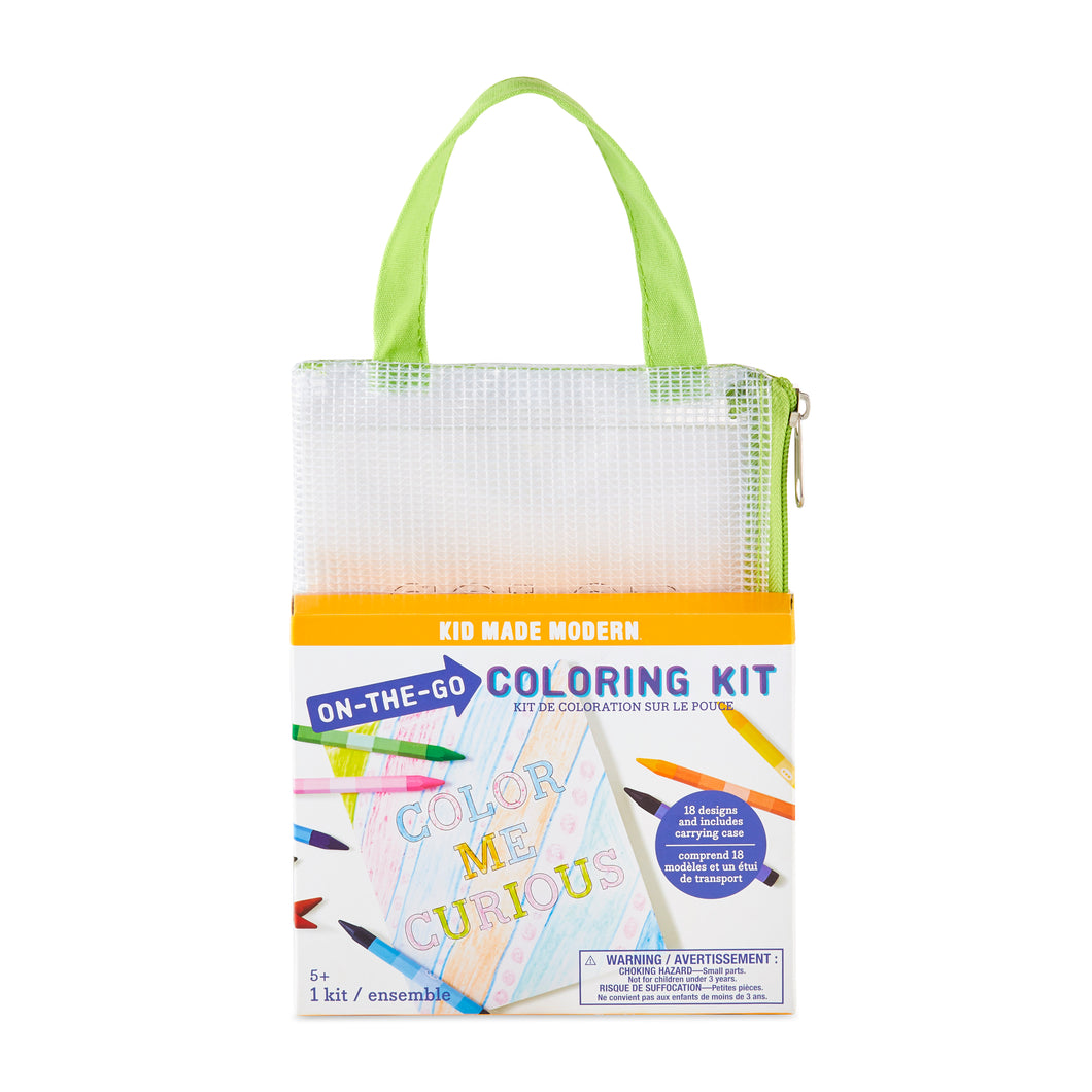 Kid Made Modern On-The-Go Coloring Kit