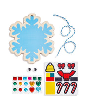 Load image into Gallery viewer, Kid Made Modern DIY Ornament Kits - Snowflake