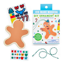 Load image into Gallery viewer, Kid Made Modern DIY Ornament Kits - Gingerbread Man