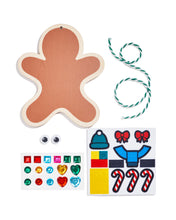 Load image into Gallery viewer, Kid Made Modern DIY Ornament Kits - Gingerbread Man