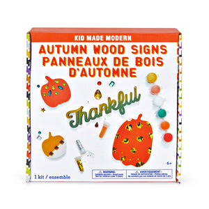 Kid Made Modern Autumn Wood Signs Craft Kit