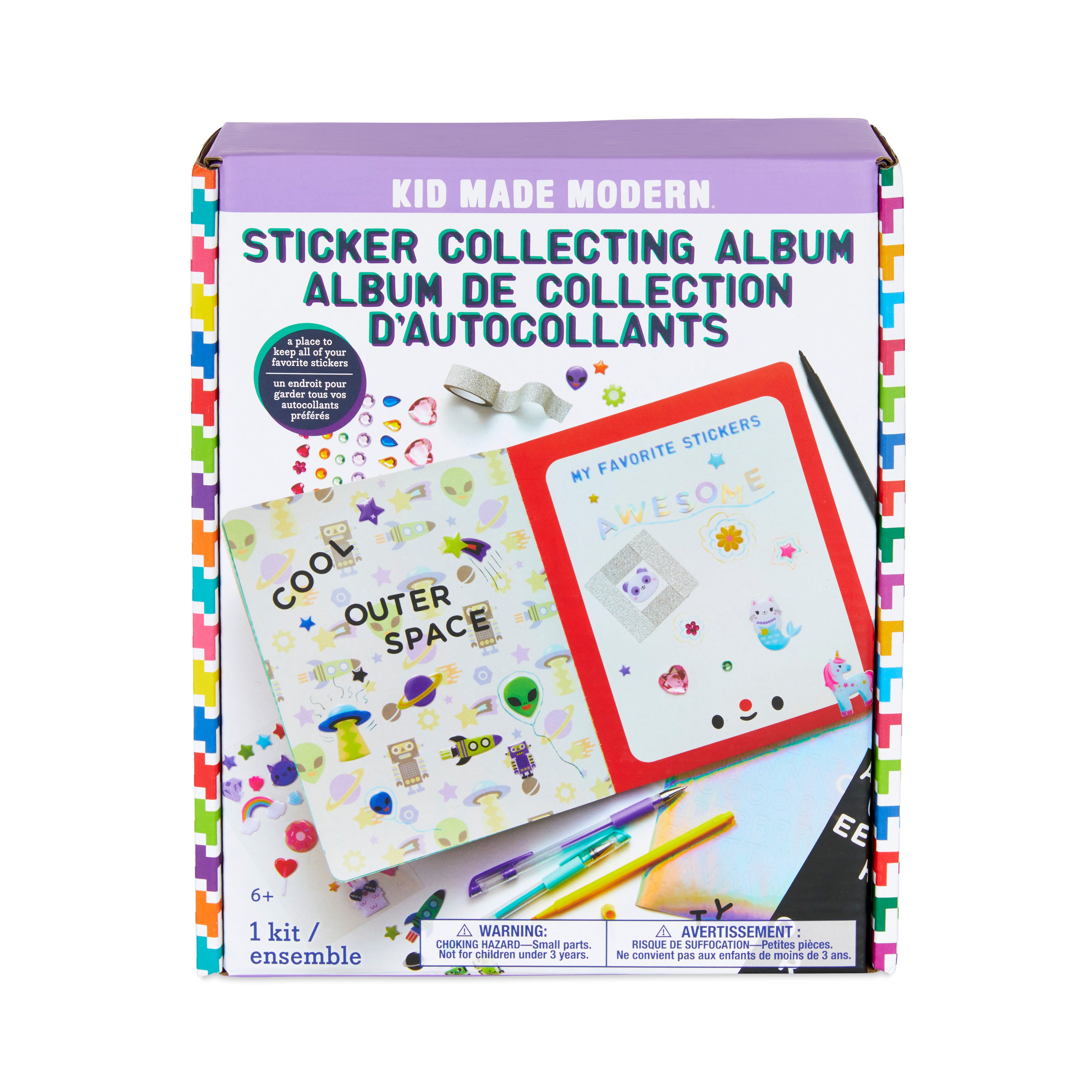 Sticker Collecting Album: My Favorite Sticker Book for Boys