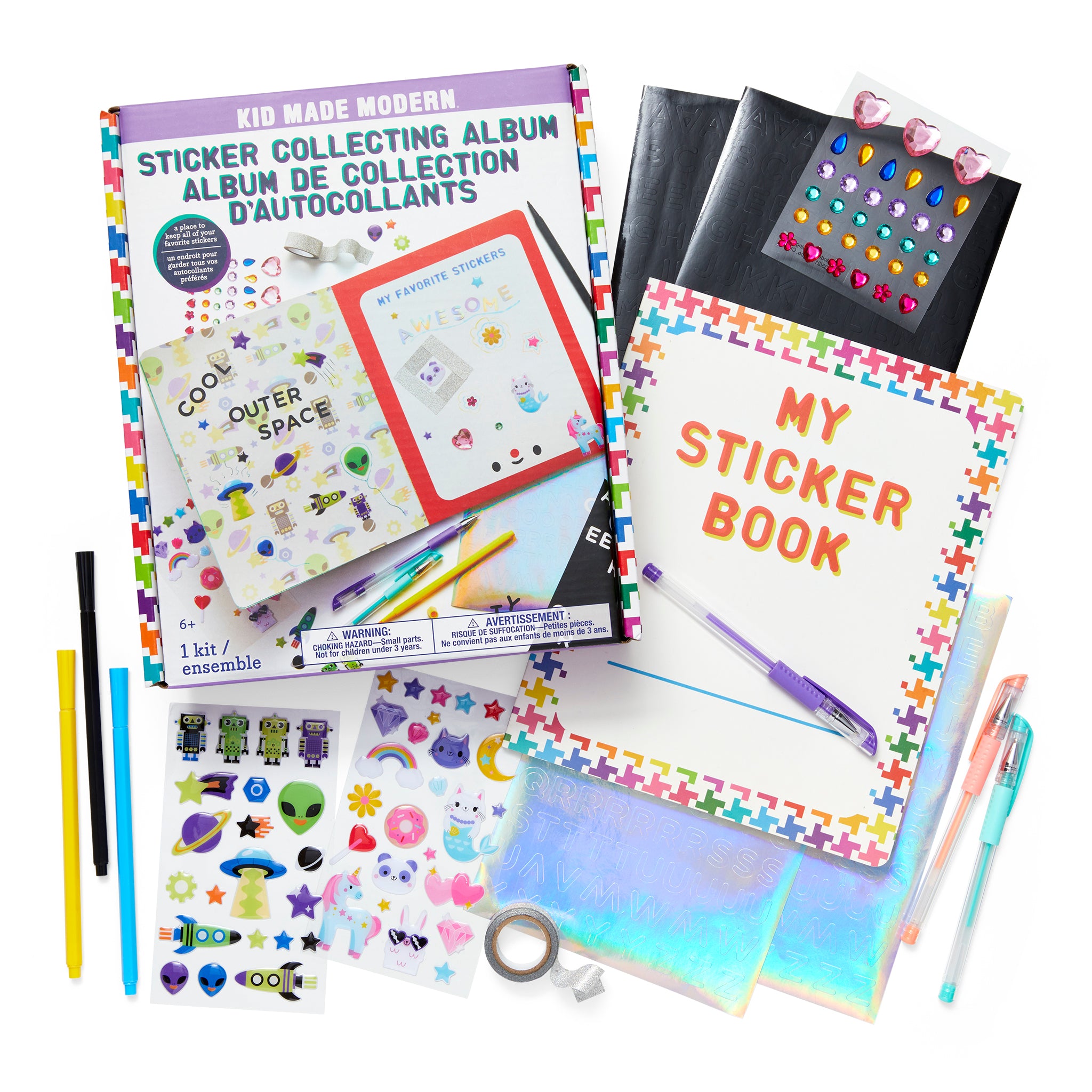 Kid Made Modern Sticker Collecting Album – Hotaling