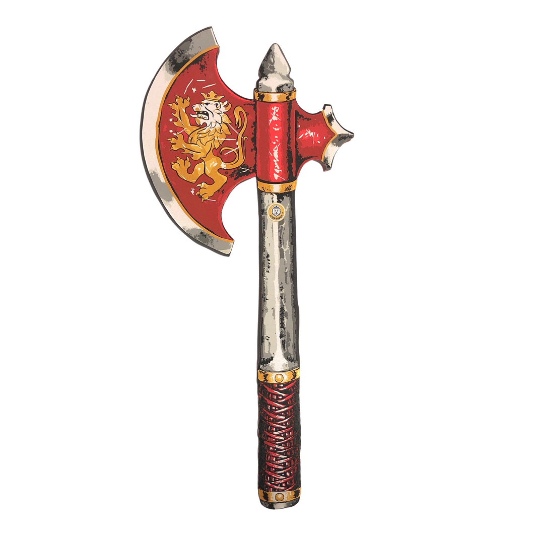 Liontouch Pretend-Play Foam Noble Knight Axe - Red
