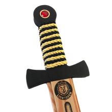 Load image into Gallery viewer, Liontouch Pretend-Play WoodyLion Sword - Medium Black &amp; Gold