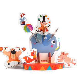 Mideer 3-D Creative Stacking Puzzle Crazy Circus