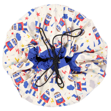 Play & Go Designer Bag-Superhero Playmat and Storage Bag