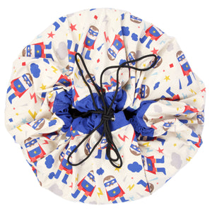 Play & Go Designer Bag-Superhero Playmat and Storage Bag