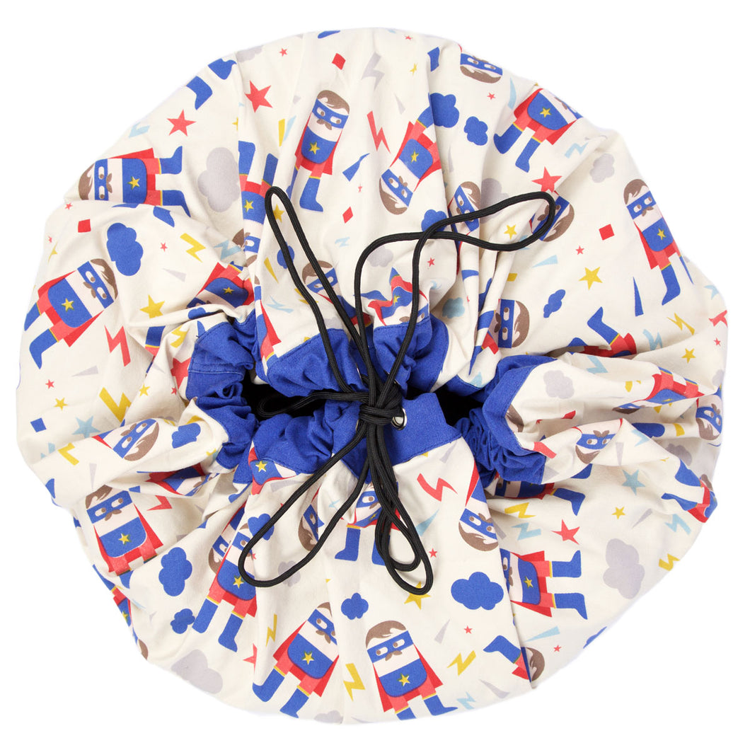 Play & Go Designer Bag-Superhero Playmat and Storage Bag