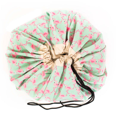 Play & Go Designer Bag-Flamingo Playmat and Storage Bag