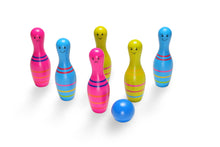 Load image into Gallery viewer, BuitenSpeel Toys Skittles Jr. Bowling Set
